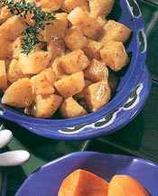 Honey Mustard Roasted Potatoes